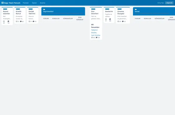 sayiteoriforum.com.tr ekran görüntüsü