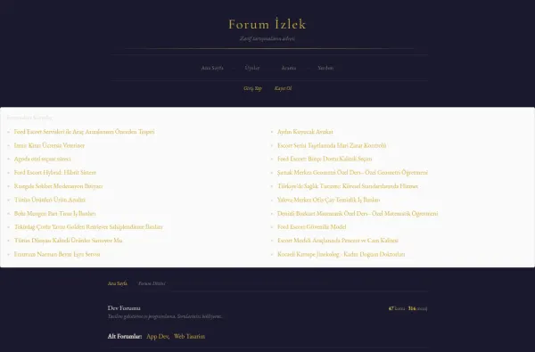 forumizlek.com.tr ekran görüntüsü