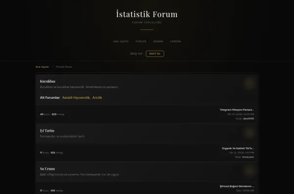 istatistikforum.com.tr ekran görüntüsü