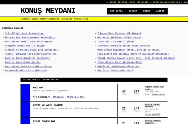 konusmeydani.com.tr ekran görüntüsü