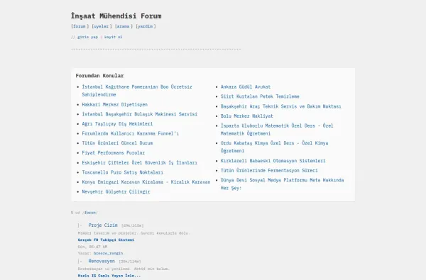 insaatmuhendisiforum.com.tr masaüstü ekran görüntüsü