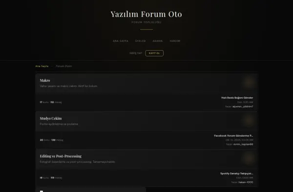 yazilimforumoto.com.tr masaüstü ekran görüntüsü