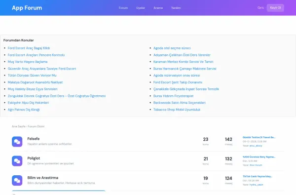 appforum.com.tr masaüstü ekran görüntüsü