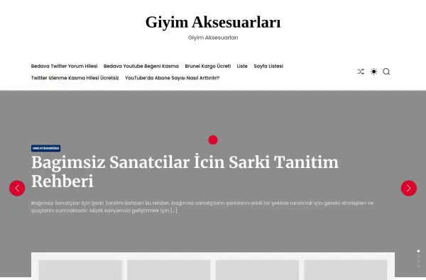 giyimaksesuarlari.com.tr ekran görüntüsü