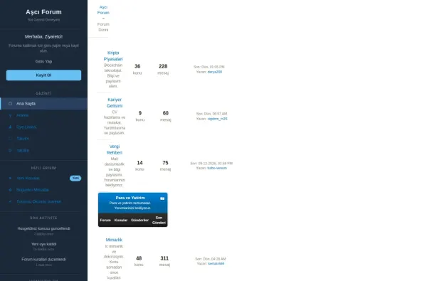 asciforum.com.tr ekran görüntüsü