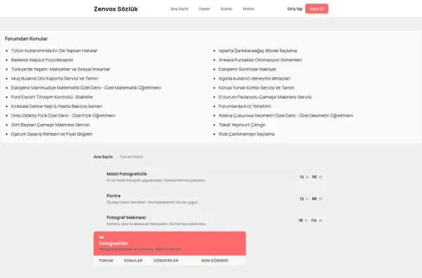 zenvoxsozluk.com.tr ekran görüntüsü