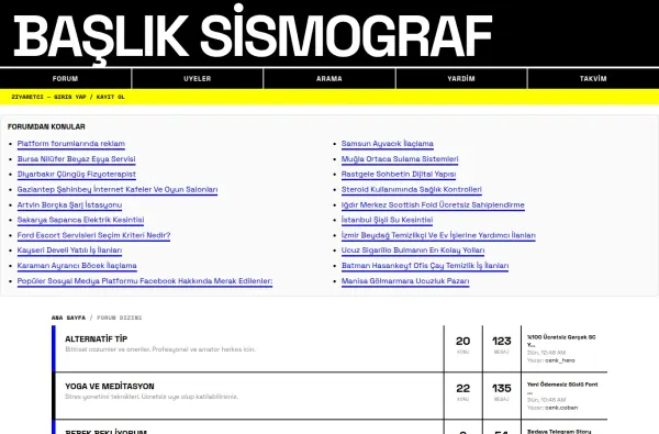 basliksismograf.com.tr ekran görüntüsü