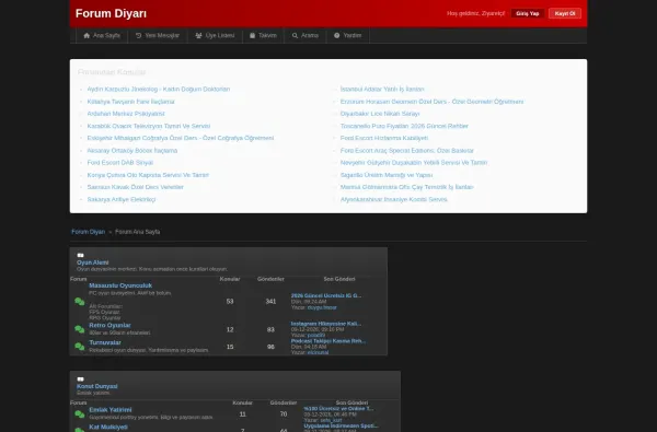 forumdiyari.com.tr ekran görüntüsü