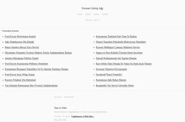forumgorusagi.com.tr ekran görüntüsü