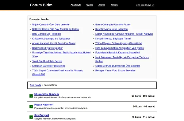 forumbirim.com.tr ekran görüntüsü