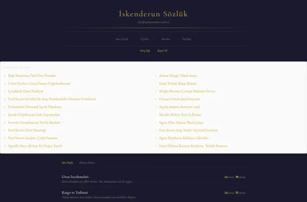 iskenderunsozluk.com.tr ekran görüntüsü