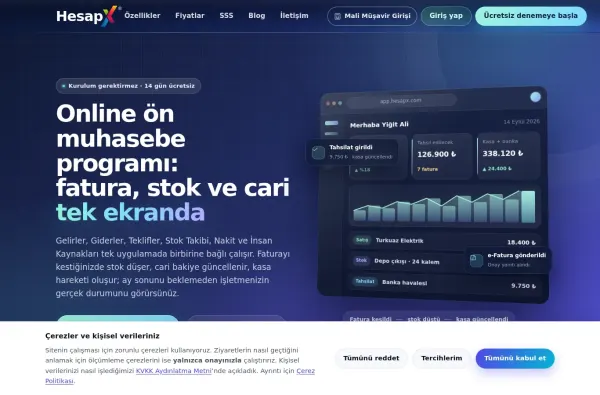 hesapx.com ekran görüntüsü