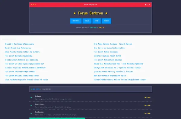 forumsenkron.com.tr ekran görüntüsü