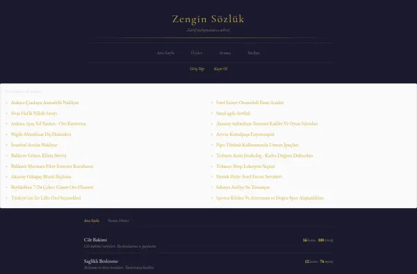 zenginsozluk.com.tr ekran görüntüsü