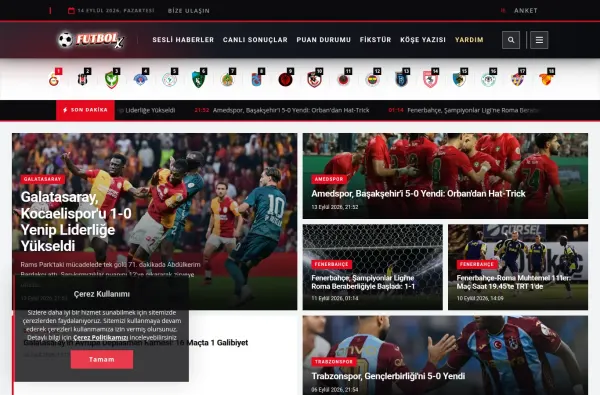futbolx.com.tr ekran görüntüsü