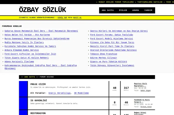 ozbaysozluk.com.tr ekran görüntüsü