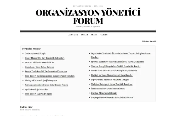 organizasyonyoneticiforum.com.tr ekran görüntüsü