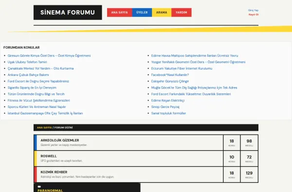 sinemaforumu.com.tr ekran görüntüsü