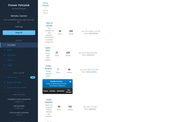 forumyolculuk.com.tr masaüstü ekran görüntüsü