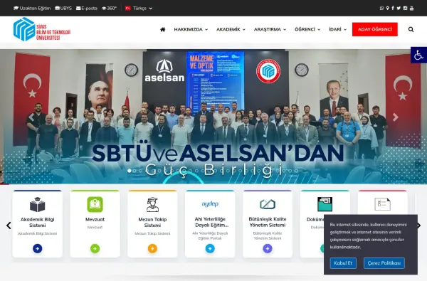 sivas.edu.tr ekran görüntüsü