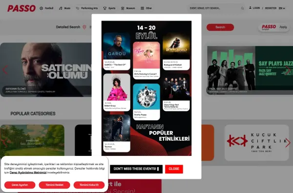 passo.com.tr masaüstü ekran görüntüsü