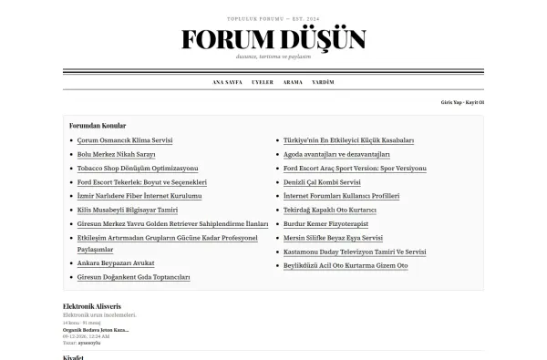 forumdusun.com.tr ekran görüntüsü