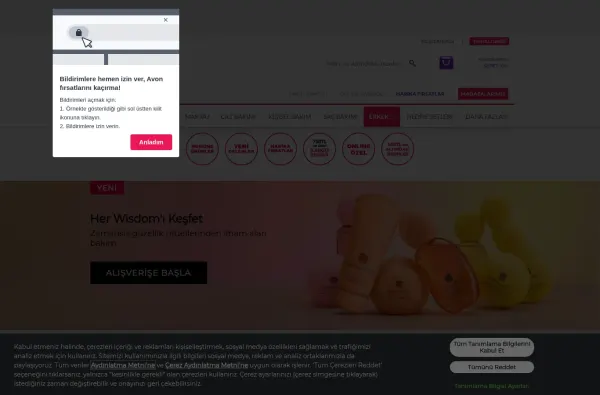 avon.com.tr masaüstü ekran görüntüsü