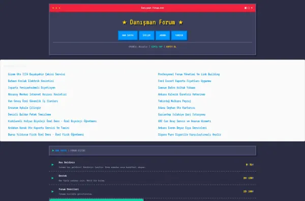 danismanforum.com.tr ekran görüntüsü