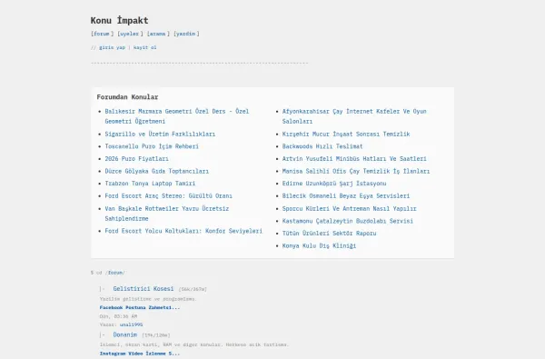 konuimpakt.com.tr ekran görüntüsü