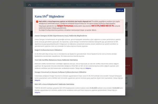 kamusm.gov.tr masaüstü ekran görüntüsü