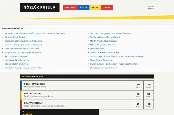 sozlukpusula.com.tr ekran görüntüsü