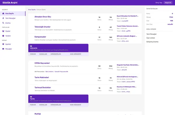 sozlukarsivi.com.tr masaüstü ekran görüntüsü