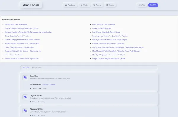 alanforum.com.tr ekran görüntüsü