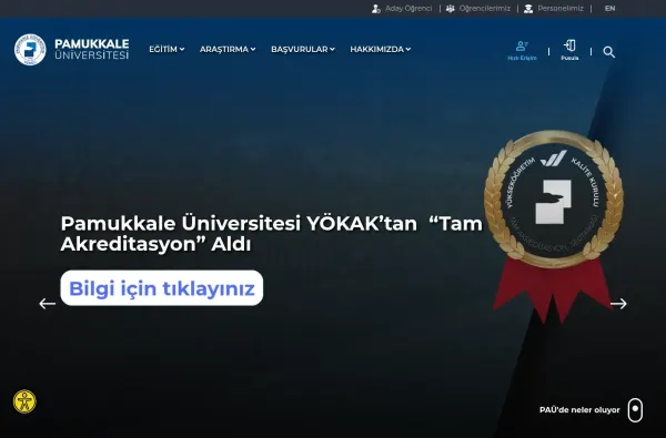 pau.edu.tr masaüstü ekran görüntüsü