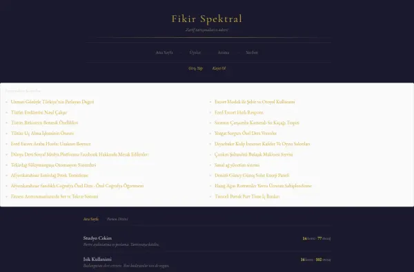 fikirspektral.com.tr ekran görüntüsü