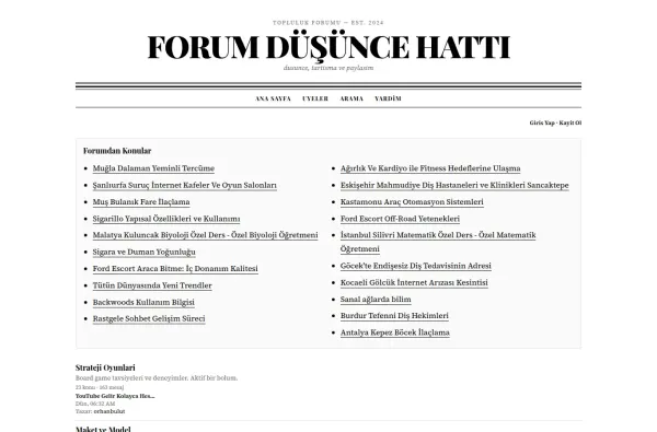 forumdusuncehatti.com.tr ekran görüntüsü
