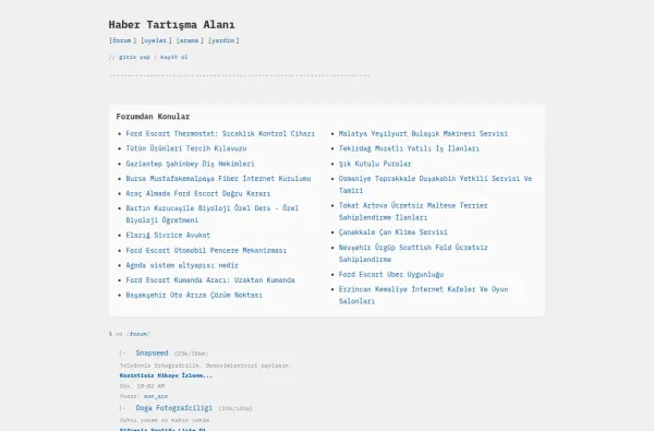 habertartismaalani.com.tr ekran görüntüsü
