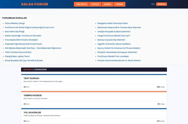 salsaforum.com.tr ekran görüntüsü