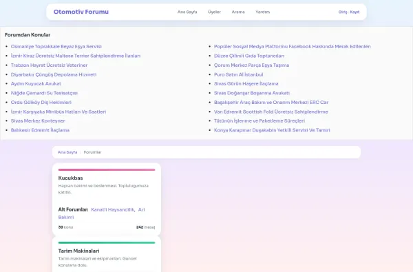 otomotivforumu.com.tr ekran görüntüsü