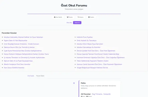 ozelokulforumu.com.tr ekran görüntüsü
