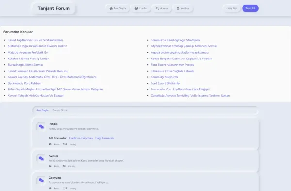 tanjantforum.com.tr ekran görüntüsü