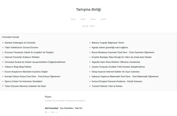 tartismabirligi.com.tr masaüstü ekran görüntüsü