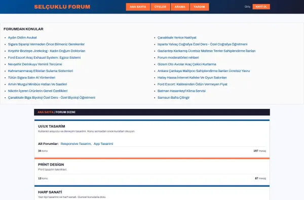 selcukluforum.com.tr masaüstü ekran görüntüsü