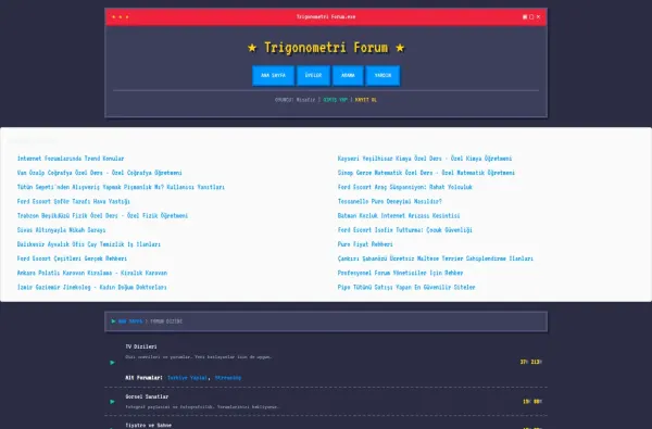 trigonometriforum.com.tr ekran görüntüsü