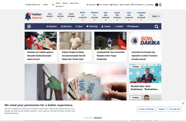 haberederiz.com ekran görüntüsü