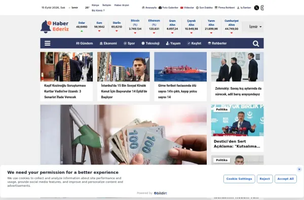 haberederiz.com ekran görüntüsü