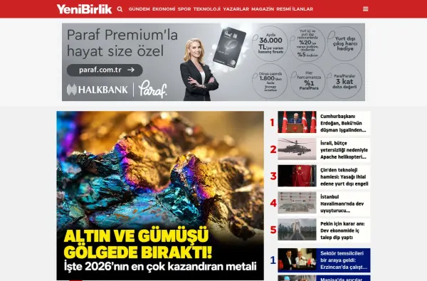 gazetebirlik.com ekran görüntüsü