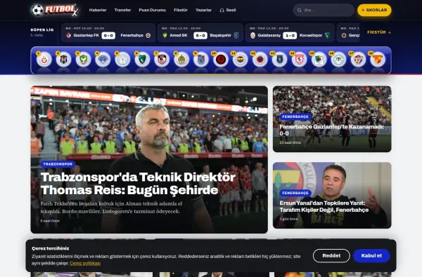 futbolx.com.tr ekran görüntüsü