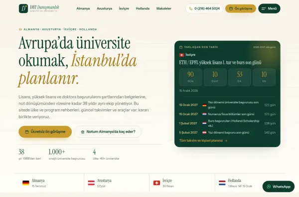 dbtdanismanlik.com.tr masaüstü ekran görüntüsü