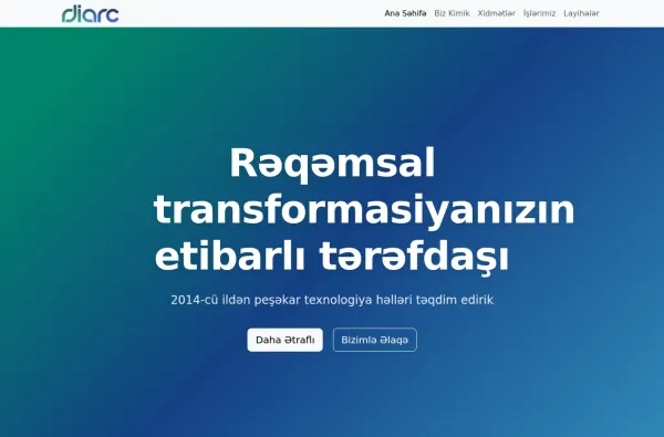 diarc.az ekran görüntüsü